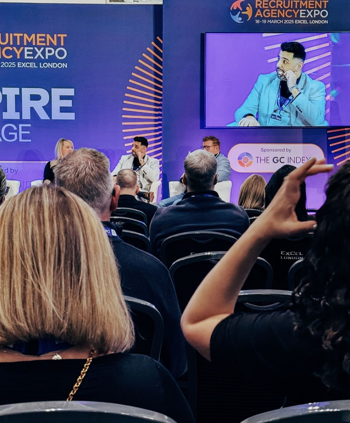 Neil Ray, On the big screen, Aspire Stage, Recruitment Agency Expo 2025